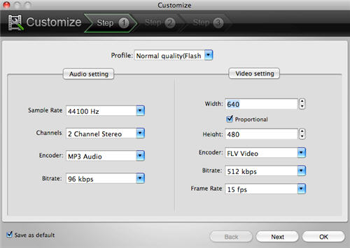 Convert Video to SWF/FLV/Animationon Mac OSX.