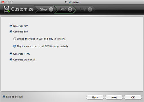 Convert Video to SWF/FLV/Animation onMac OSX.